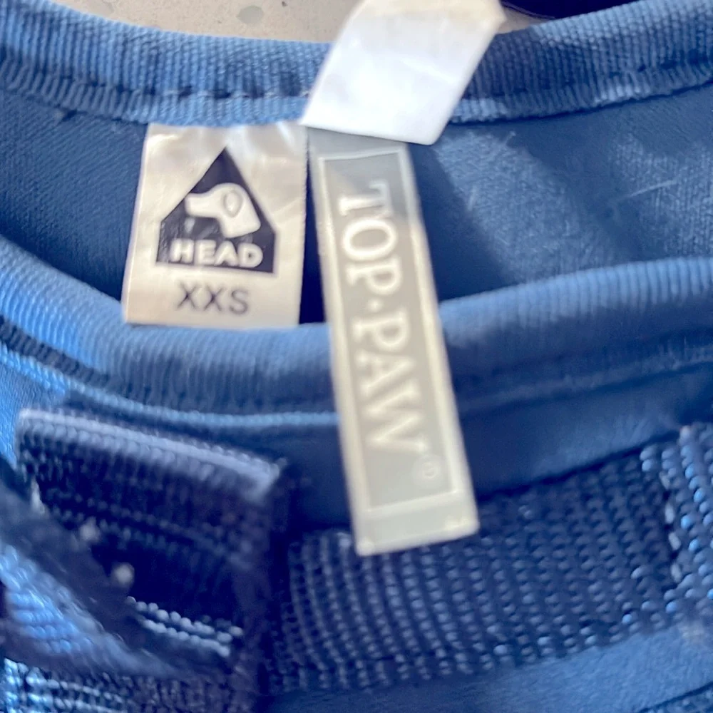 TOP-PAW XXS HEAD Navy Dog Harness